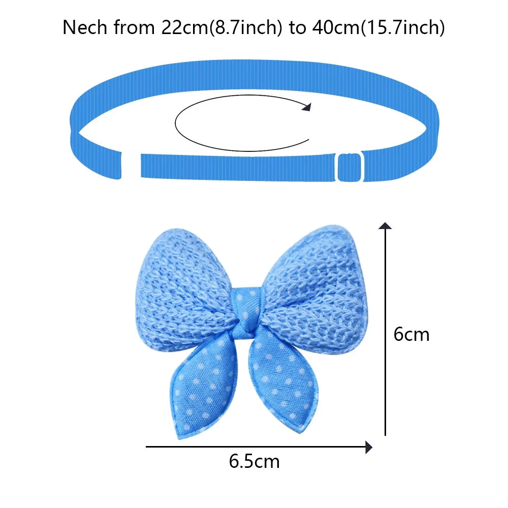 50/100pcs Colorful Pet Dog Cat Bow Tie Pet Products Dog Accessories Pet Dog Bowtie Cute Bow Tie Dog Pet Cat Holiday Supplies