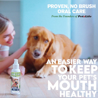 Peppermint Dental Gel for Dogs — No-Brush Plaque & Bad Breath Solution