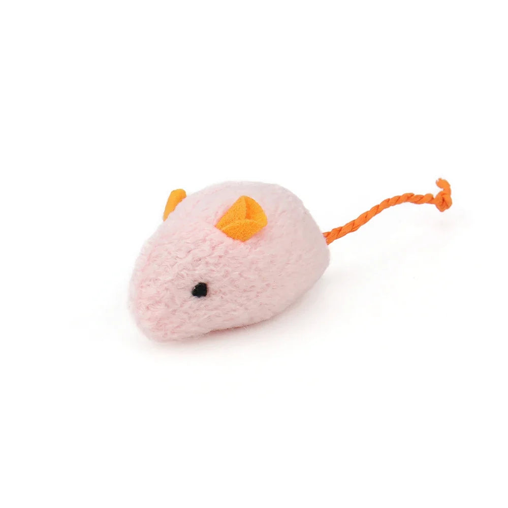 12pcs Funny Interactive Mouse Cat Toys Catnip Mice Plush Pet Toy Training Play Kitten Supplies
